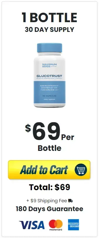 glucotrust 1 bottle price